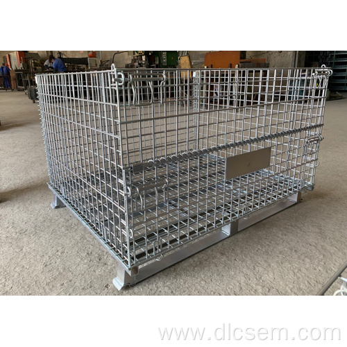 Foldable Wire Mesh Steel Storage Cage